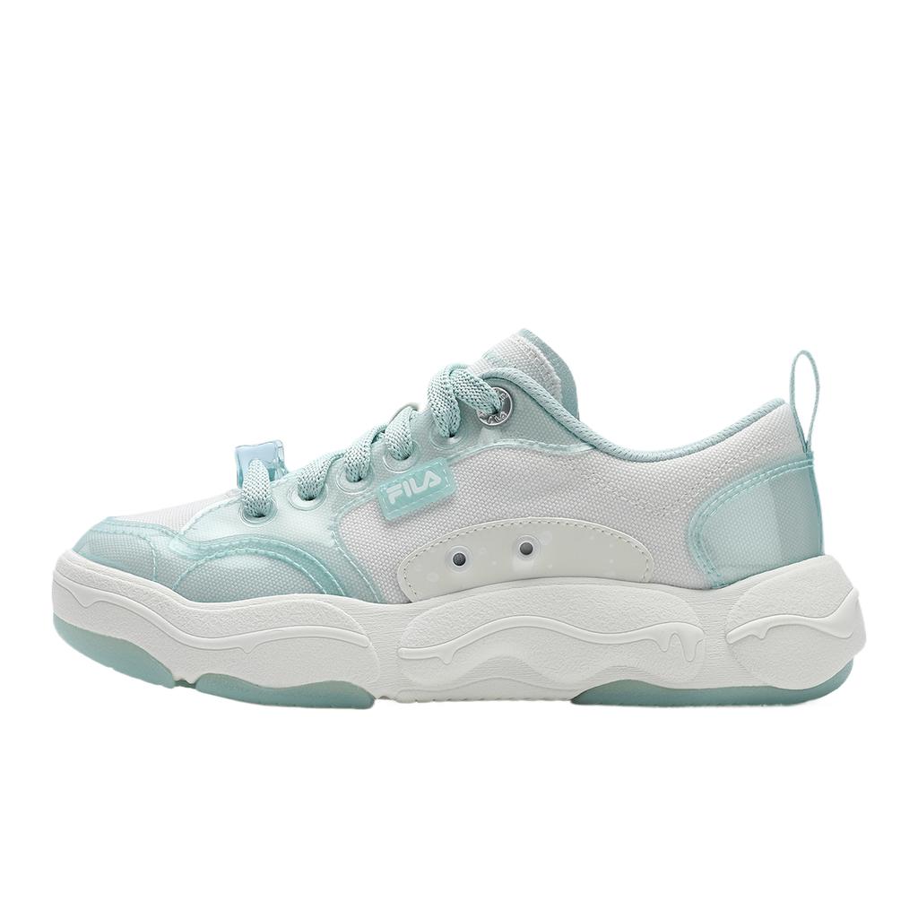 FILA Burger Ice Fashion Versatile Comfortable Classic Low-Top Lifestyle Casual Shoes Women sneaker Light-Blue F12W532303F-SI