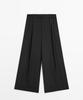 Masimodutti Fluid Pants With Dart Detail