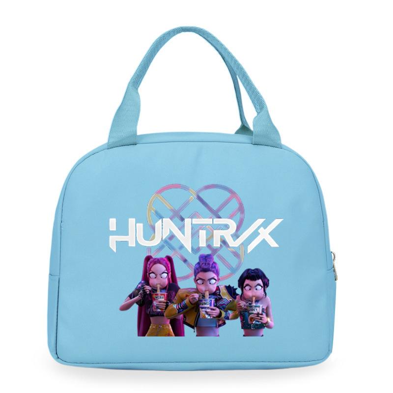 Cartoon Animation Academy Meal Bag Student Thermal Insulation Lunch Box Bag Office Workers Handheld Bento Bag