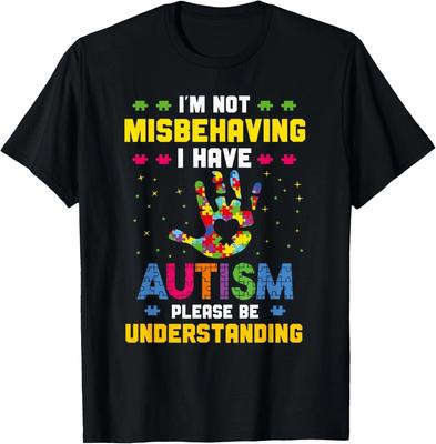 Im Not Misbehaving I Have Autism Awareness Unisex T-Shirt