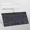 Perix PERIBOARD-429 US Backlit Keyboard, Wired USB, White LED, Illuminated Keyboard - Tenkeyless, Mini Size, 282x135x14mm - Scissors - English Layout
