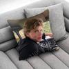 Actor T-Thomas Brodie Sangster Throw Pillow Case For 45*45cm 40cm 55cm 50cm 30cm Square Car Pillowcase Shell