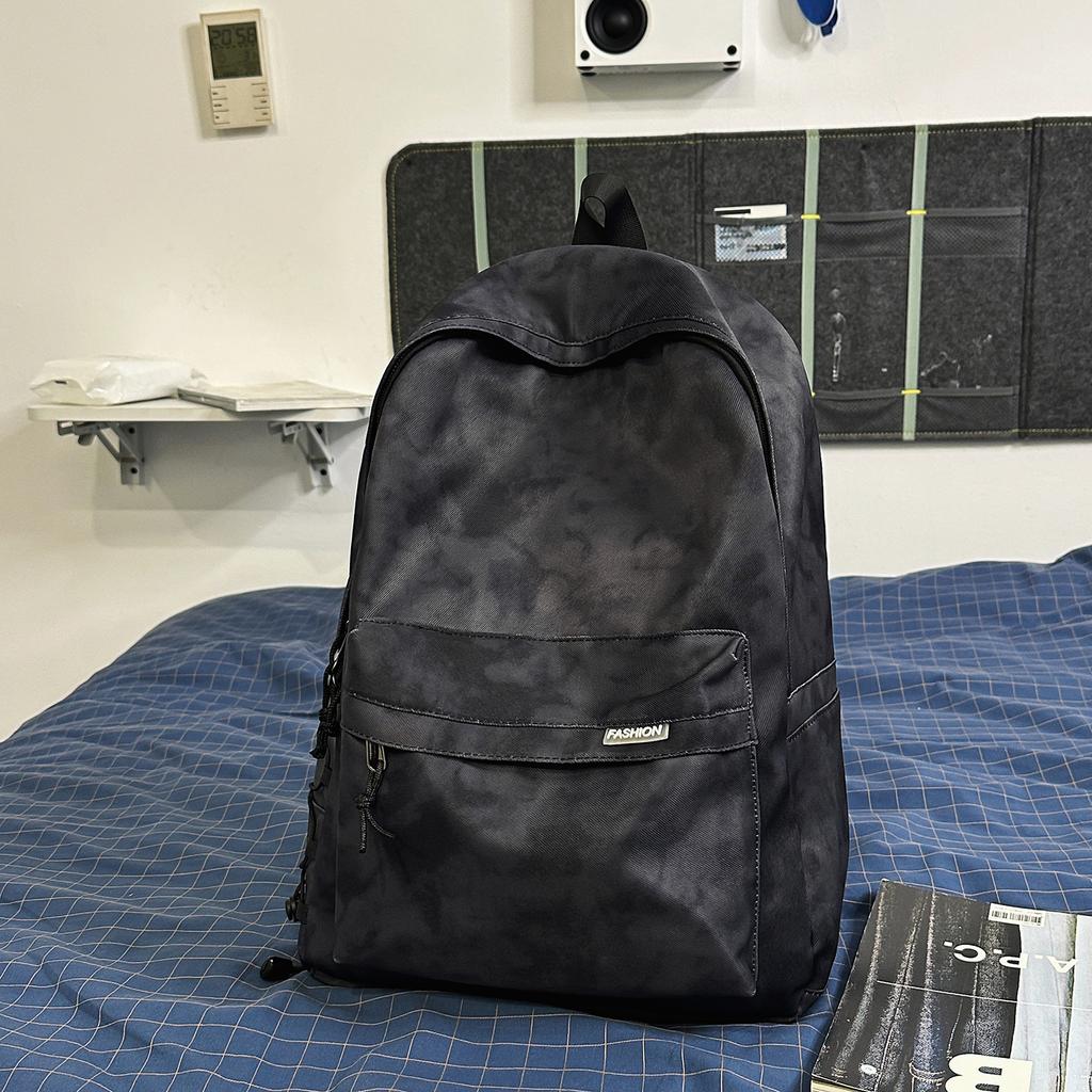 Schoolbag New Backpack Female Male College Student Schoolbag Simple Large Capacity Versatile Travel Junior High School Student Computer Backpack Tide