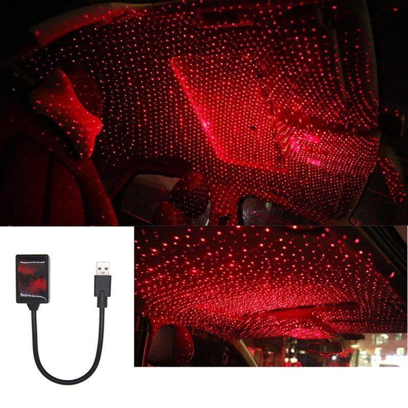 

090E Car Interior Lights USB Starry LED Lamp Home DecorationLamp
