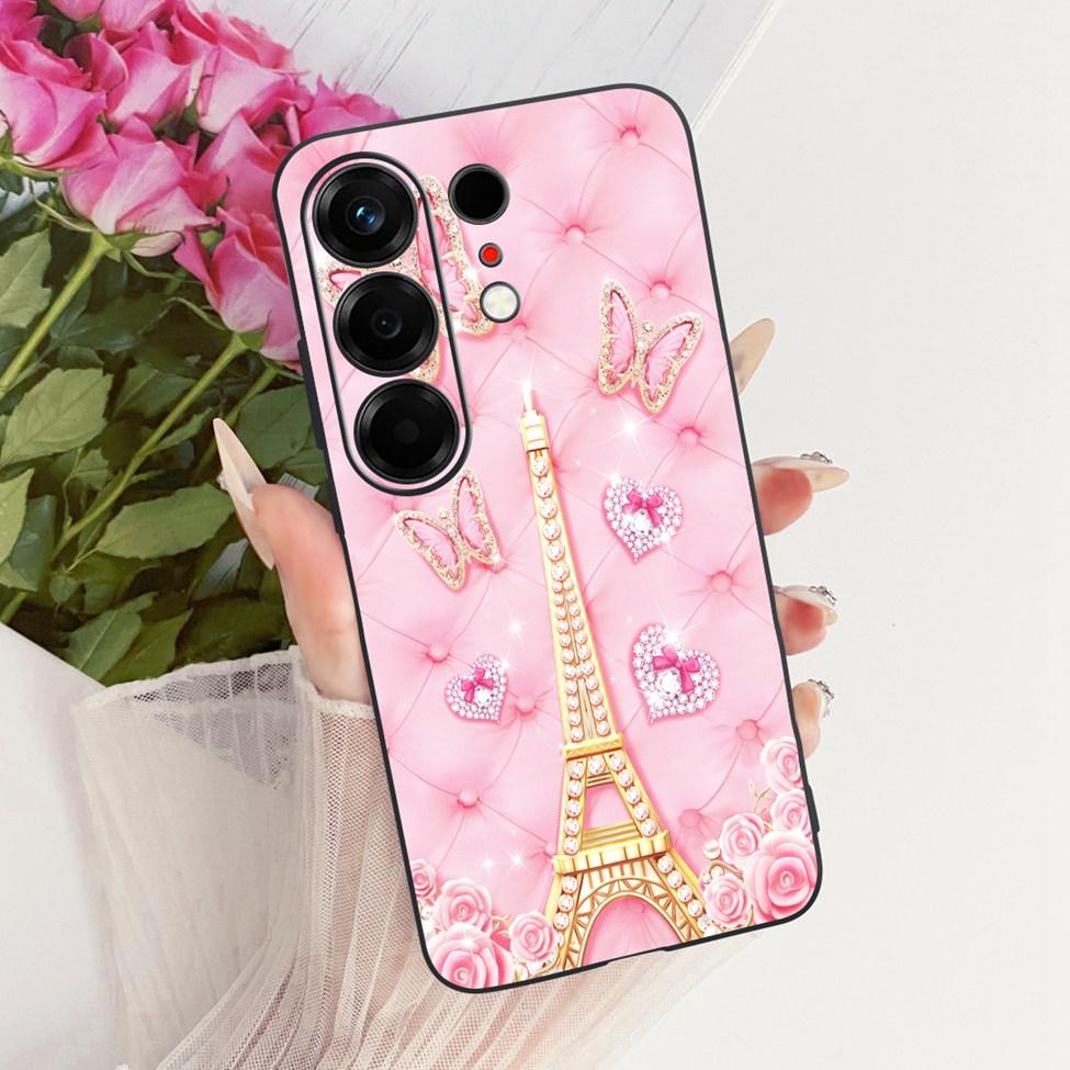 For Tecno CN5 Case For Tecno Camon 50 4G Cover Fashion Butterfly Cute Cat Cool Painted Soft Phone Casing For Techno Camon50 4G