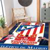 Atletico Madrid Customizable Name Carpet Design for Playrooms Dining Room Kitchen Study room Antislip Carpet Anime Office Decor Spiritual Gift