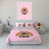 Adorable Capybaras Drinking Milk Tea Bedding Set For Kids Luxury Gift 3Pcs Digital Print Comforter Set Soft Comfortable