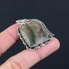 Natural Multi Fluorite Gemstone Jewelry 925 Sterling Silver Pendant For Women