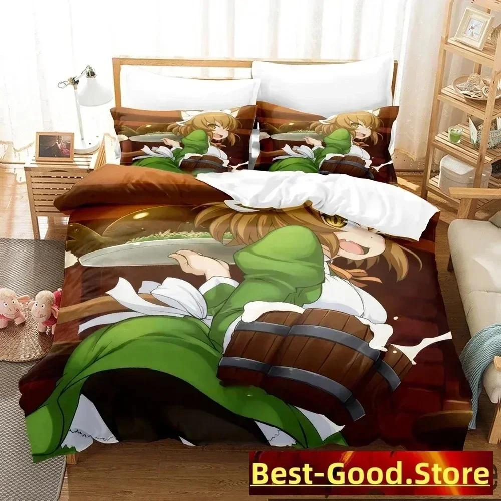 

Comforter 3D Print Danmachi Anime Hestia Bedding Set Printed Bed Set With Bed Soft Queen King Size Bedclothes Home Comforter (quilt)-EU Single(135*200cm)3pcs
