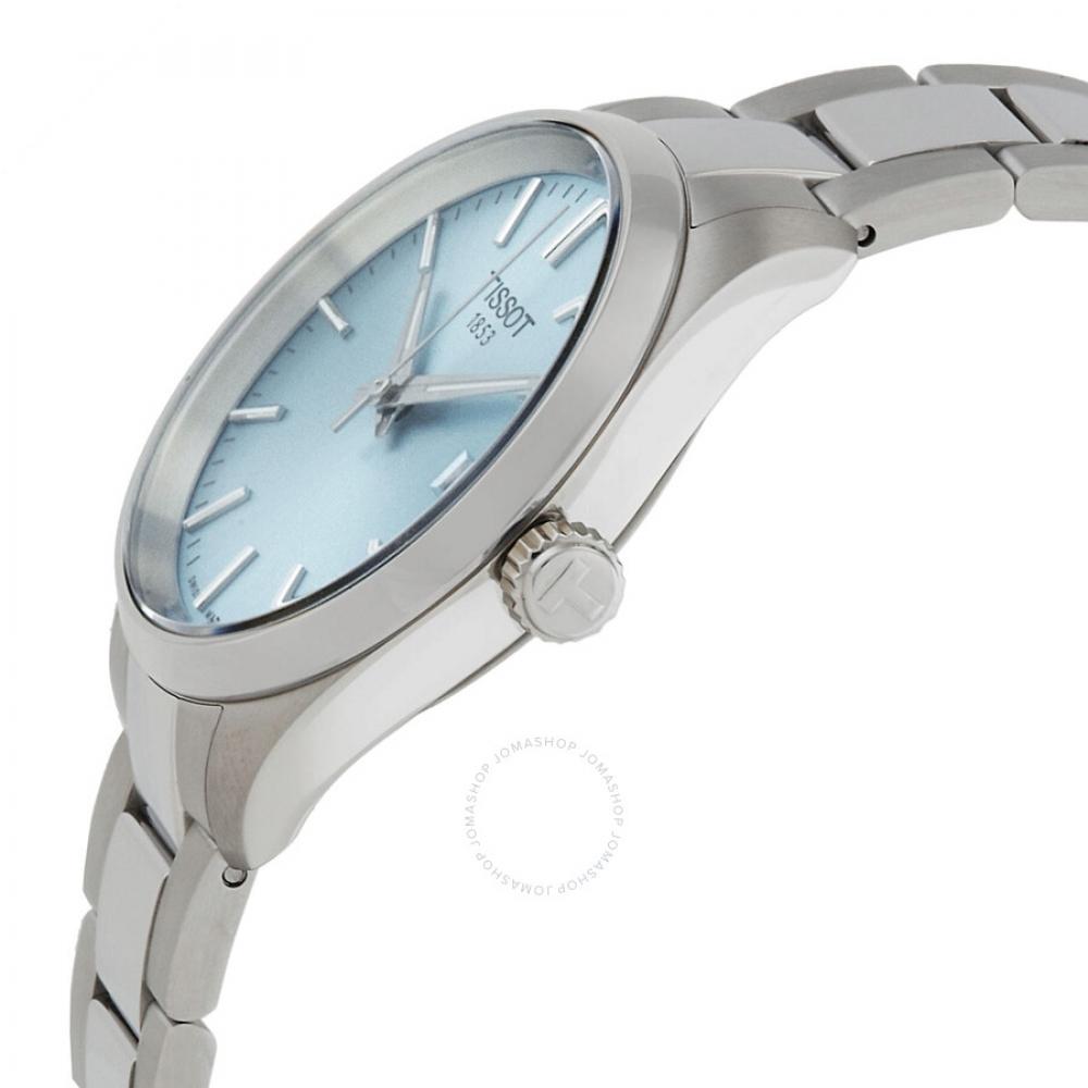 Tissot Pr 100 Quartz Ice Blue Dial Ladies Watch T1502101135100