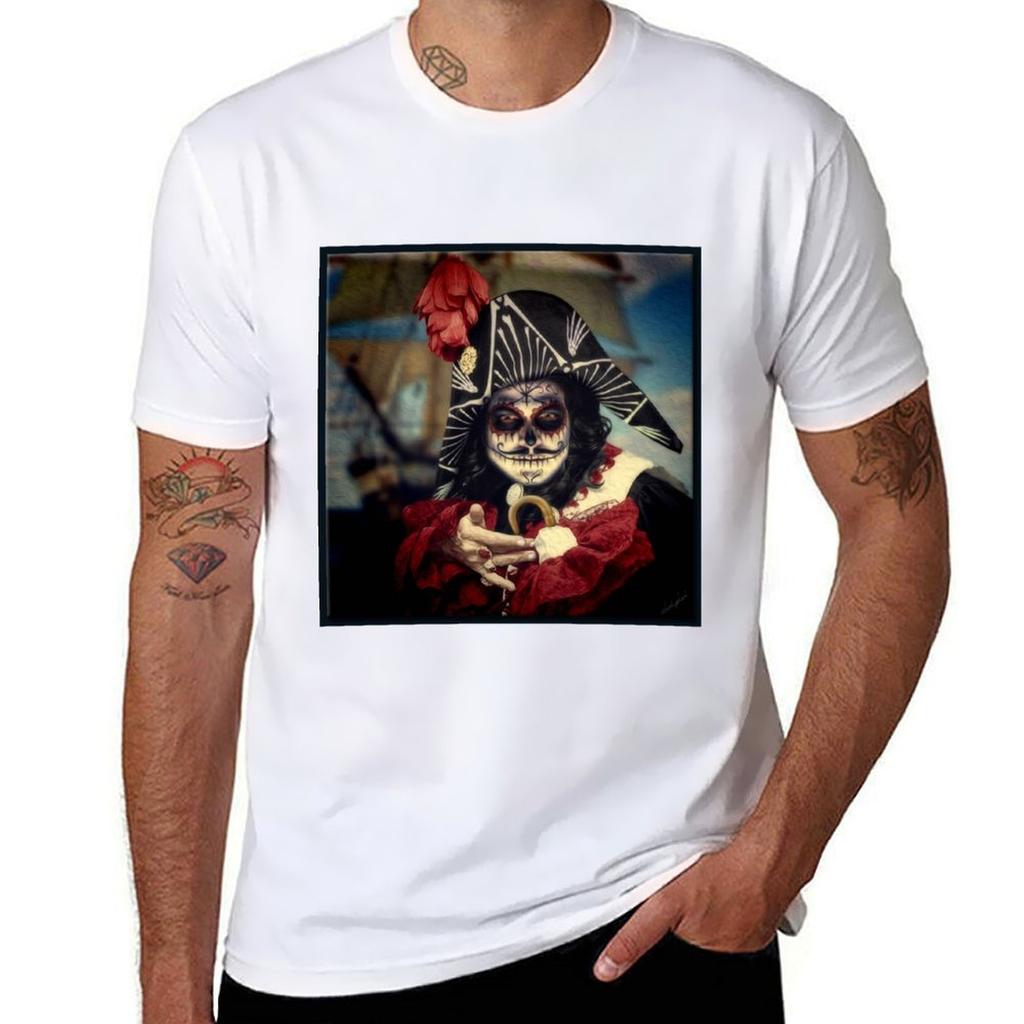 The Captain Of The Dead Tshirt Classic Crew Neck Cotton Tshirt
