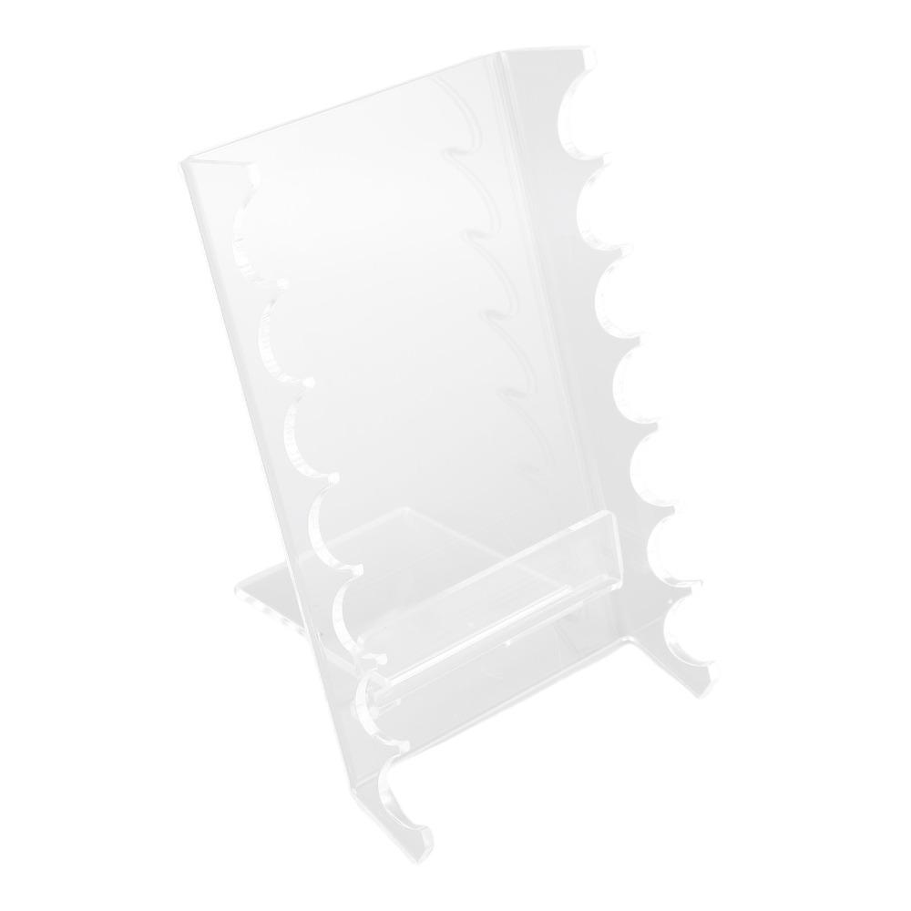 Acrylic Pen Organizer Multi-hole Storage Stand Elegant Drying Rack  Makeup Organize