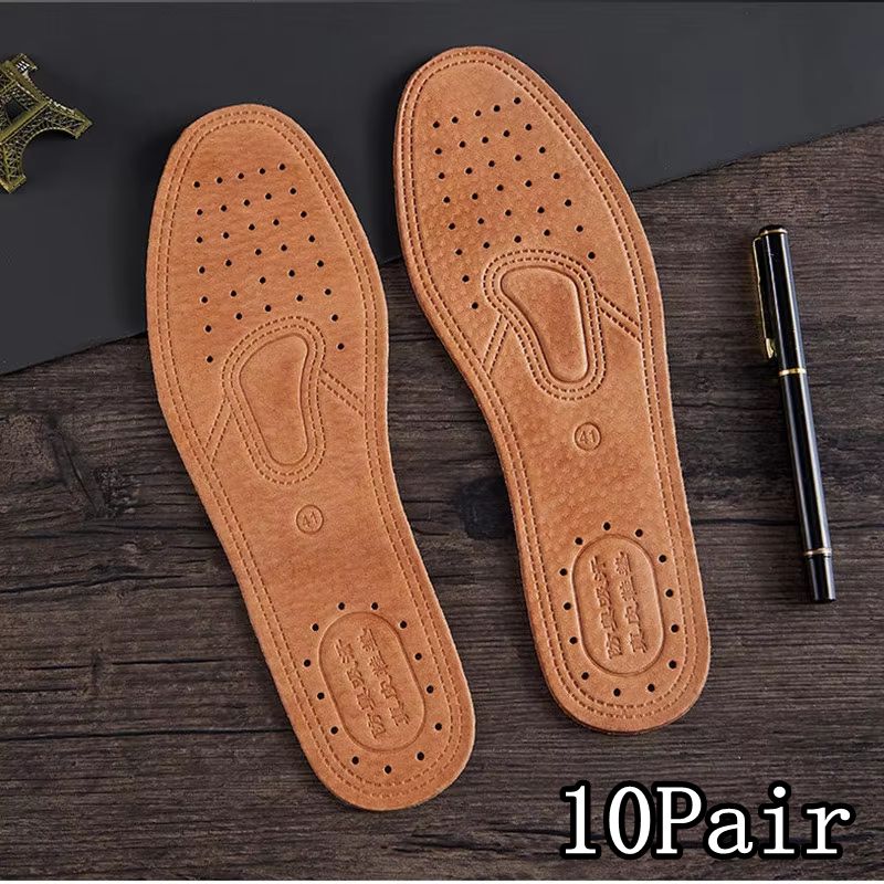 Real Cowhide Insole Leather Shoes Boots