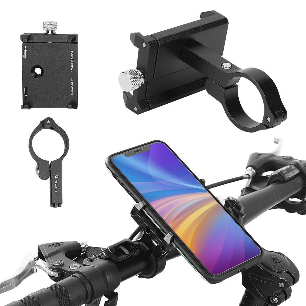 PRO1 Aluminium Alloy Smart Phone Brackets Motorcycle Bike Navigate Stand AccessoriesBlack