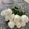 Realistic Rose Silk Buds 9 Stems Artificial Flowers Home Decor Props Photography