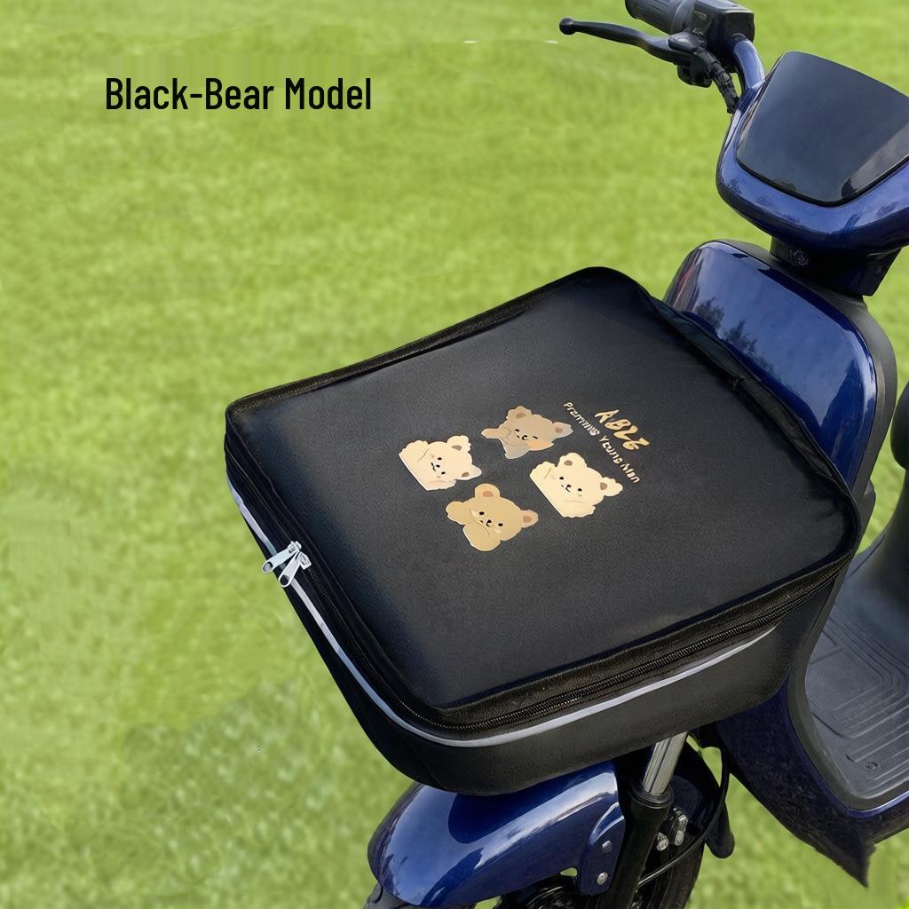 Rainproof Electric Bicycle Front Basket Cover