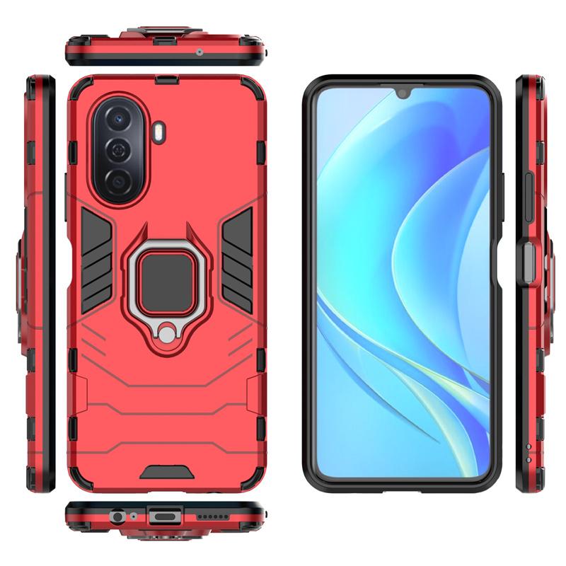 For Huawei Nova Y70 Cover Case For Huawei Nova Y70 Capas Shockproof Bumper Magnetic Holder For Fundas Huawei Nova Y70 Plus Cover