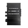 Compact 2-Channel Audio Amplifier, 40W + 40W Output, Aluminum Body, Simple Functions, Compact Size, Hi-Fi Stereo Amplifier, 12V/2A Adapter Included, M