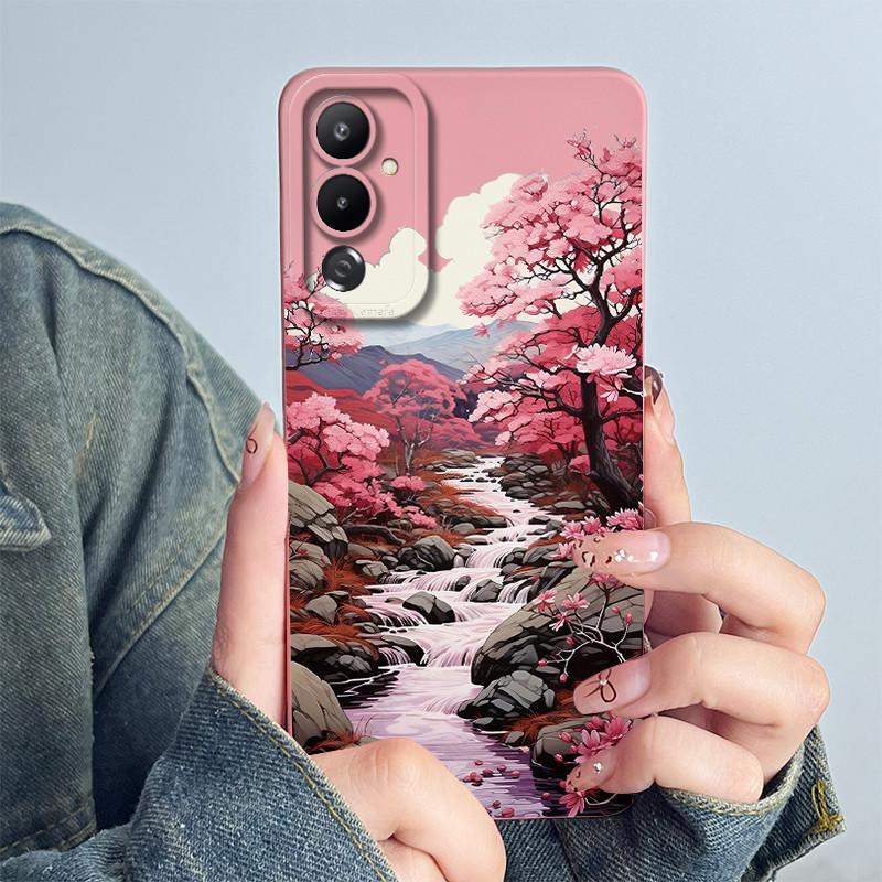 For Tecno Pova 4 Phone Case LG7n Back Cover Silicone Sweet Painted Cartoon Shell Funda Lovely Printed Protective Coque Casing
