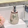 Ceramic Lotion Dispenser Countertop Bathroom Accessories Pump Bottle Refillable Empty Shampoo Body Lotion Soap Dispenser for