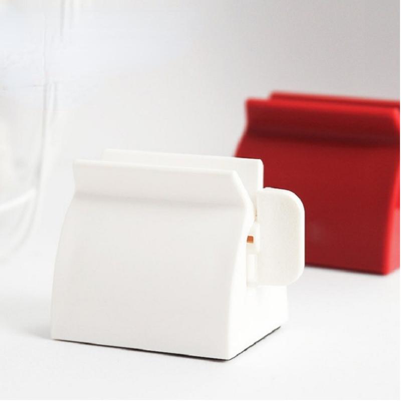 Automatic Toothpaste Dispenser Toothbrush Holder Wall Mounted Toothpaste Squeezer Rolling Tube Squeezer Bathroom Accessories Set