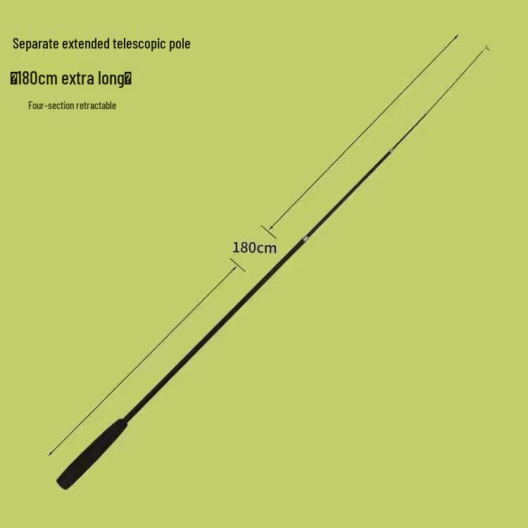 1.8m Extra Long Retractable Cat Teaser with Replaceable, Bite-Resistant Head – Perfect for Relieving Cat Boredom