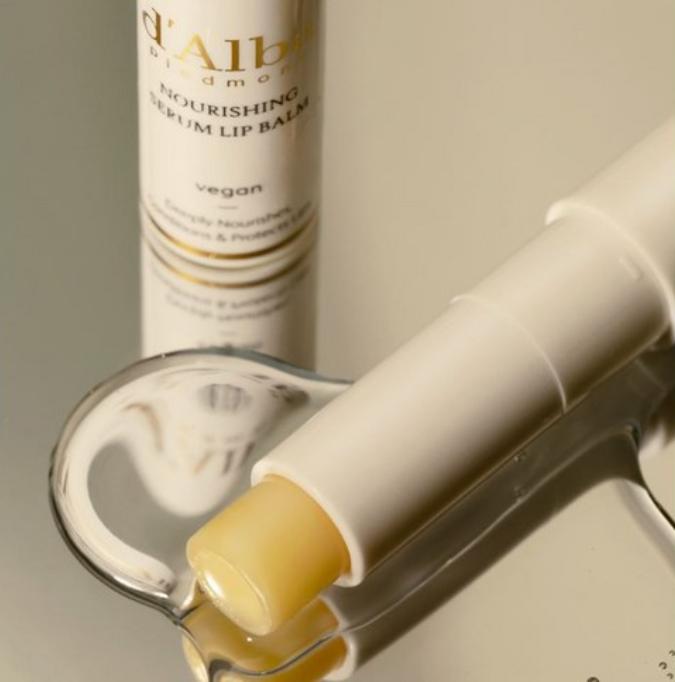 d’Alba White Truffle Nourishing Serum Lip Balm 3.6g – Vegan Moisturizing Lip Care