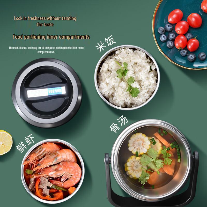 Ymer 3-Layer Stainless Steel Insulated Lunch Box