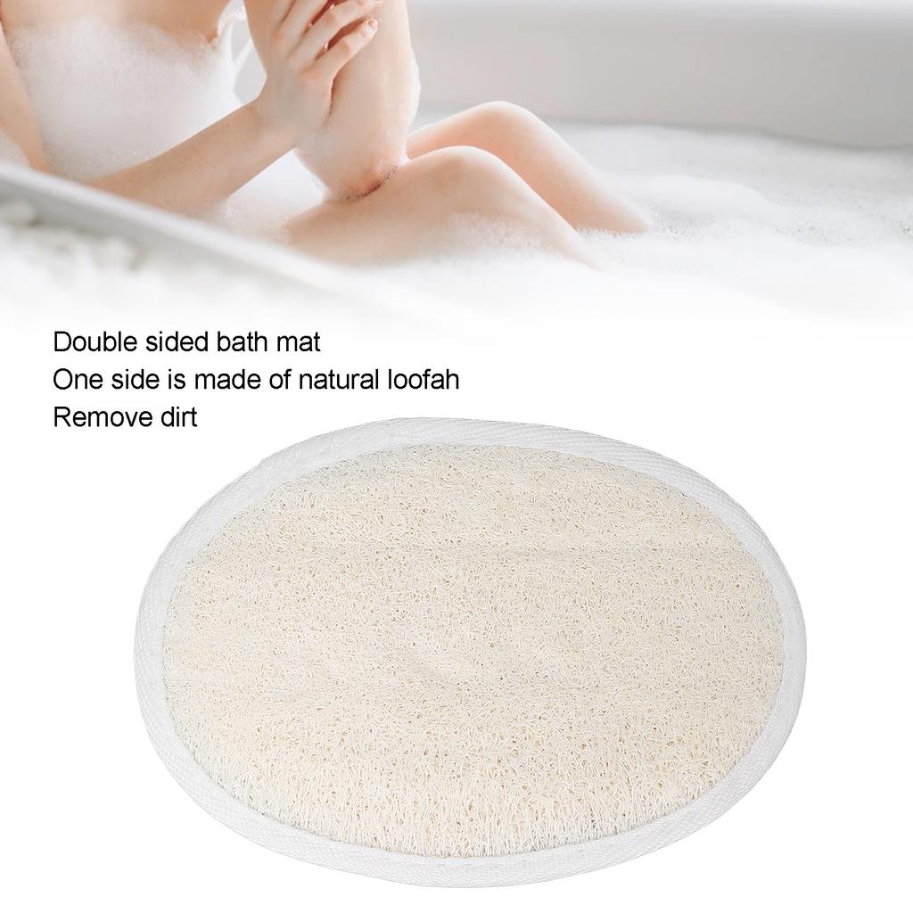 Spugna di Luffa Esfoliante Pulizia Morbida Spugna da Bagno Scrubber con Elastico per Viso Corpo