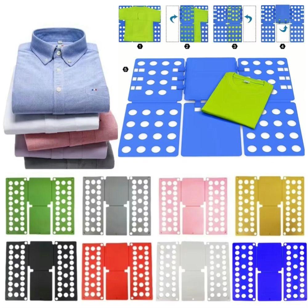 Durable Shirt Folding Board Practical Clothing Organizer Plastic Clothes Folder  Home
