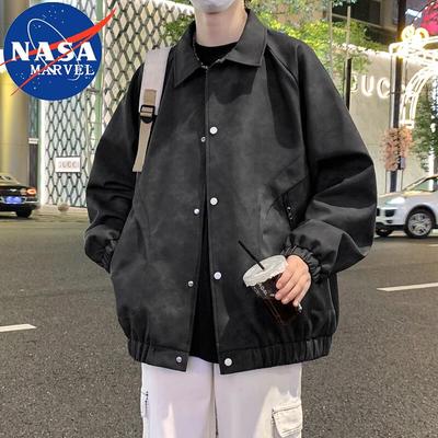 NASA MARVEL Men's Spring Autumn Casual Lapel Jacket