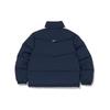 Reebok Color Block Stand Collar Zipper Long Sleeve Down Jacket Unisex Outerwear Navy-Blue REJU4FD54N3