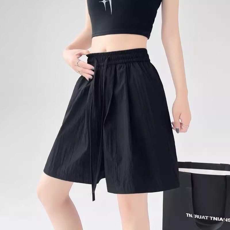 Fünf-Punkt Yamamoto Weitbeinige Hose Damen Sommer Dünne Oberbekleidung Locker Haus Hauskleidung Atmungsaktiv Unterwäsche Shorts