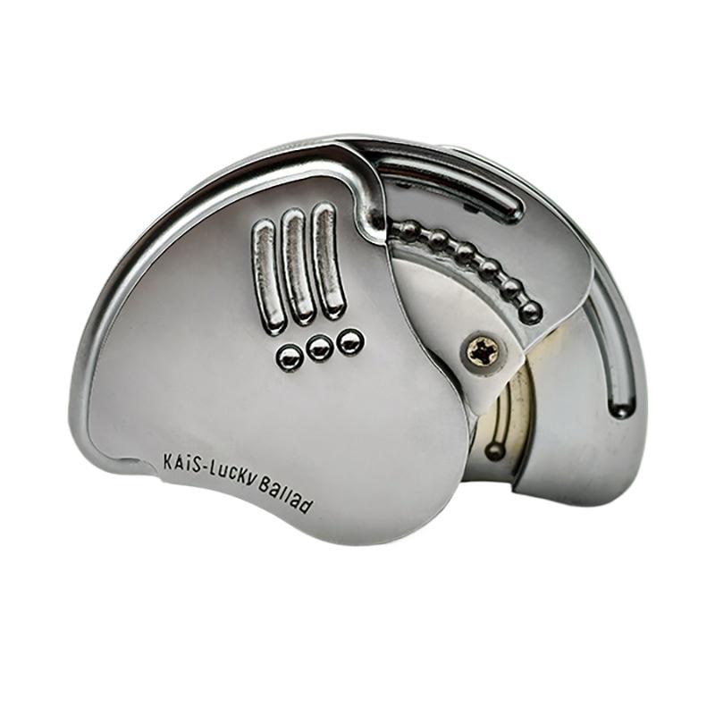 Lucky Ballad EDC Fidget Toys Zinc Alloy Fidget Slider Fashion Mechanical Push Fidget Clicker Stress Relief Toys ADHD Tools