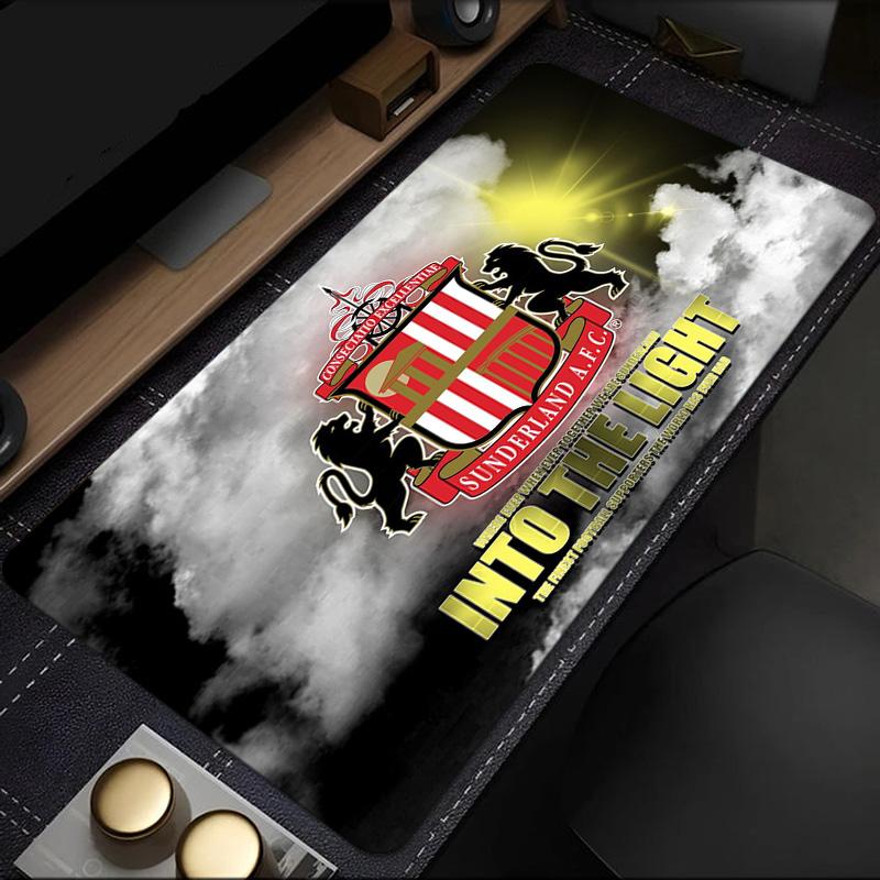 Tappetino per mouse Sunderland rest, base in gomma, tappetino da scrivania per esports, tappetino per mouse per giocatori e uso in ufficio, scrivania da gaming, tappetino facile da pulire