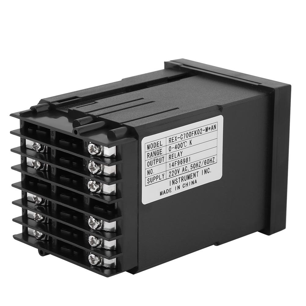 REX C700 0 400 Celsius  Digital PID Temperature Controller Thermocouple Input Relay Output 220V