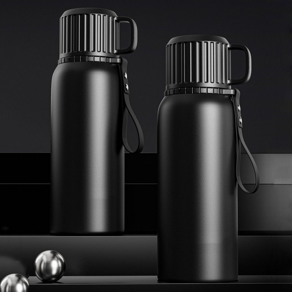 Stainless Steel Thermos Water Bottle 600/800/1000ML Vacuum Flasks Vacuum Cup Coffee Cup  Travel