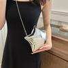 Acrylic Chain Shoulder Bag Women - Minimalist Star Design Solid Color Metal Finish Compact Box Style Purse