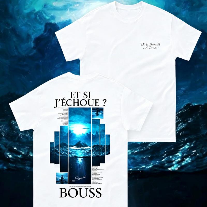 

Rapper Bouss Et Si Jechoue Album Graphic Tshirt Unisex Women Hip Hop Fashion Pop Music Tshirts Male Casual Cotton Vintage TShirt 4XL