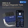 Car Diagnostic Tool Fault Code Clearing DA200 Bluetooth Compatible Car Battery Oxygen Sensor Detector Code Reader AI OBD 2 Scanner