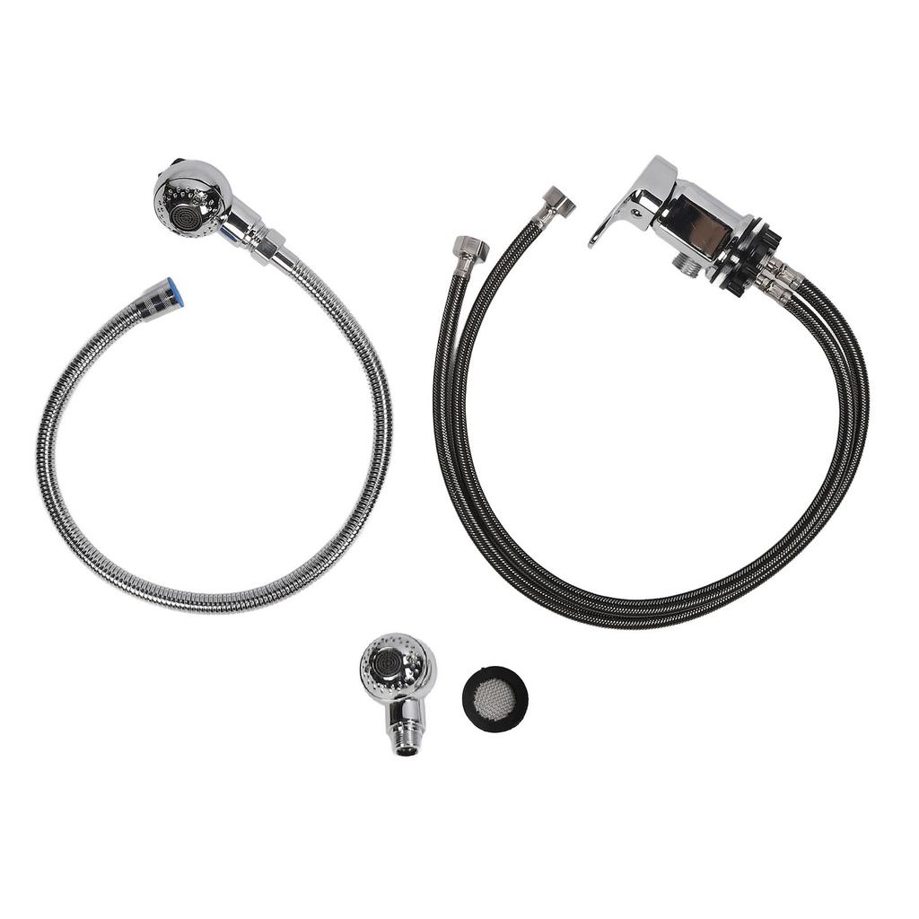 Shampoo Bowl Faucet Rust Resistant 70cm Hose Zinc Alloy Structure Shampoo Bowl Sprayer for Salon