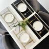 Striped Placemat PVC Non-slip and Heat Resistant Table Protector Pad Waterproof Desk Mat Skid Insulation Kitchen Drinkware Pads