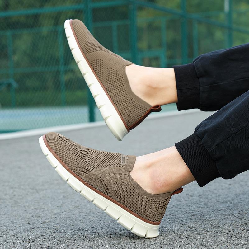 Fashion Men's Shoes Summer High-quality Soft Soled Hiking Comfortable Sports Lightweight Flat Bottom Outdoor Walking Shoes New Style