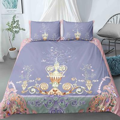 Juego de Funda Nórdica de Poliéster Estampada con Patrón Floral Flores Funda de Colcha Cama Doble Full Queen King Size Juego de Ropa de Cama con Funda de Almohada