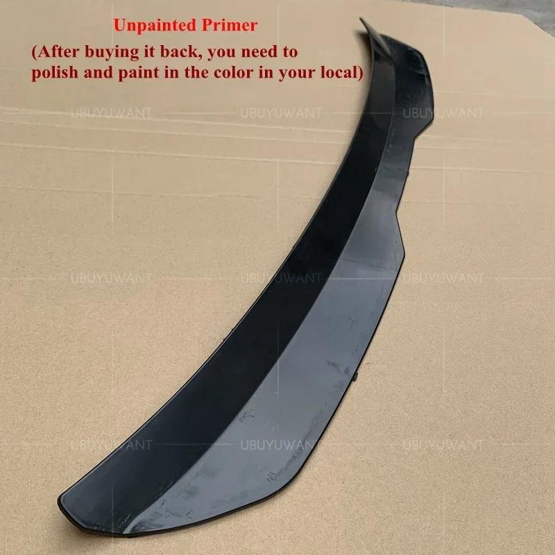BGU1 Rear Roof Lip Spoiler For Dacia Duster 2019- Up Roof Spoiler Gloss Black Accessories Body Kit Factory Style Car Rear Wing