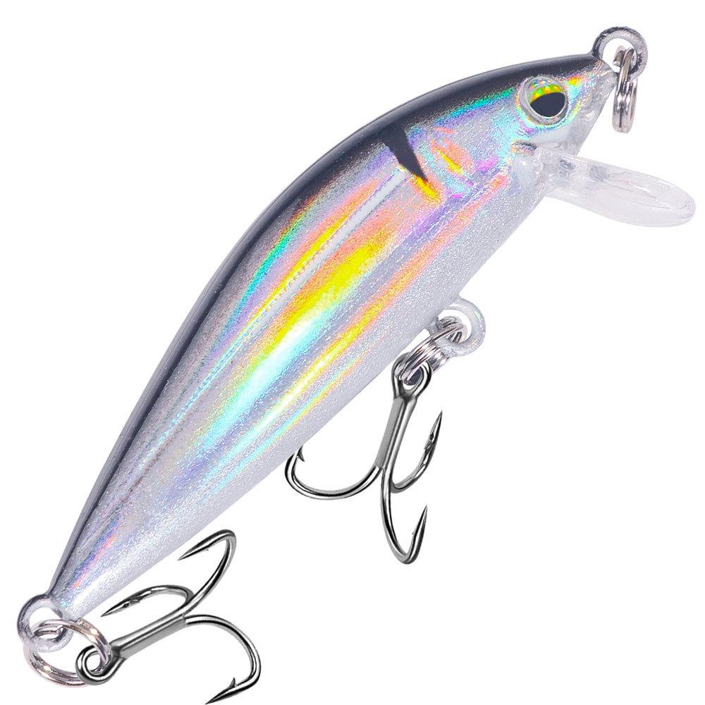 Lure bait floating micro-fish stream minnow5cm3gBionic bait for freshwater fishing, specifically for mandarin fish and horsemout 5cm-3g