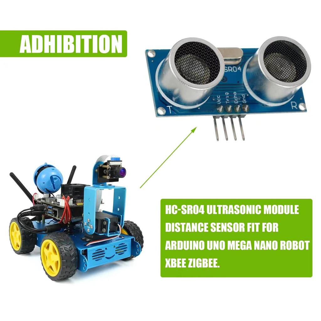 HC-SR04 Ultrasonic Module Distance Sensor fit for Arduino UNO MEGA Nano Robot XBee ZigBee (Pack of 5 pcs)