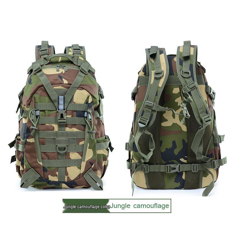 Men's Tactical Camouflage Hiking & Cycling Backpack - Large Capacity for Outdoor Sports & Camping