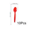 10Pcs/Set Disposable Tableware Set Spoon Fork Happy New Year Merry Christmas Party Supplies Paper Plates X-mas Party Decorations