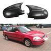 Pair of Rearview Mirror Covers for 96-01 Honda Civic Horn